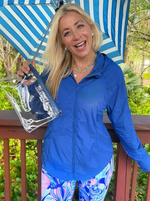 Blue Rain Jacket