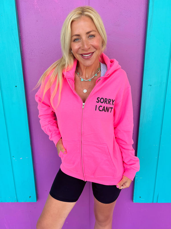 トップス NEON SIGN HOODIE Neon Pink hoodie – Haterz Athletics