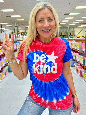 Red, White & Kind Star Tee