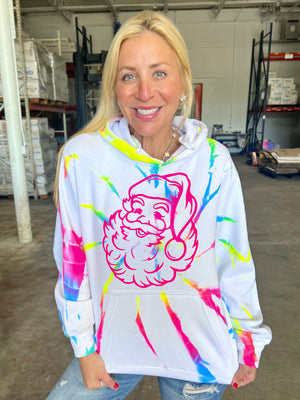 Sugar Santa Tie-Dye Hoodie