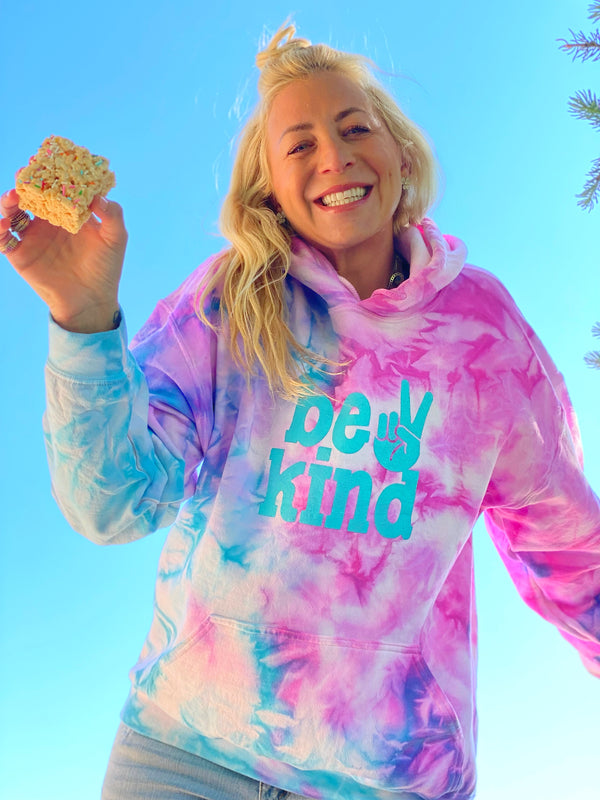 Peace love world discount tie dye hoodie