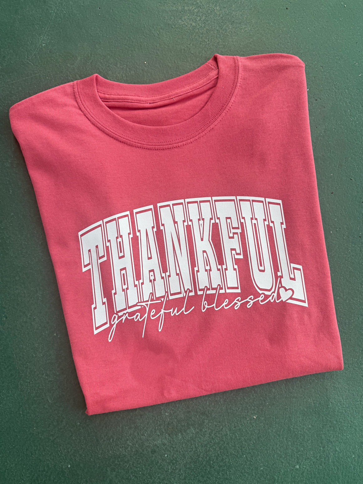Thankful Grateful Blessed Tee