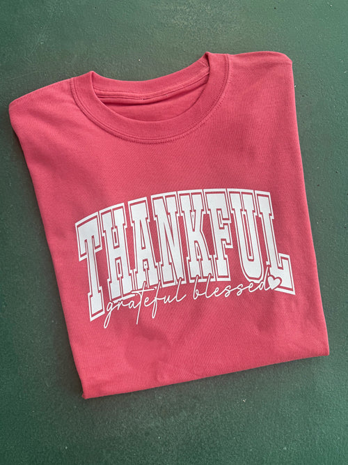 Thankful Grateful Blessed Tee