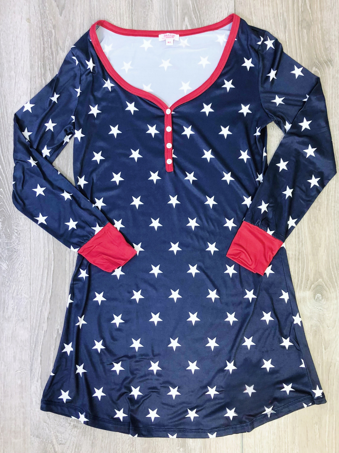 Blue Stars Nightgown
