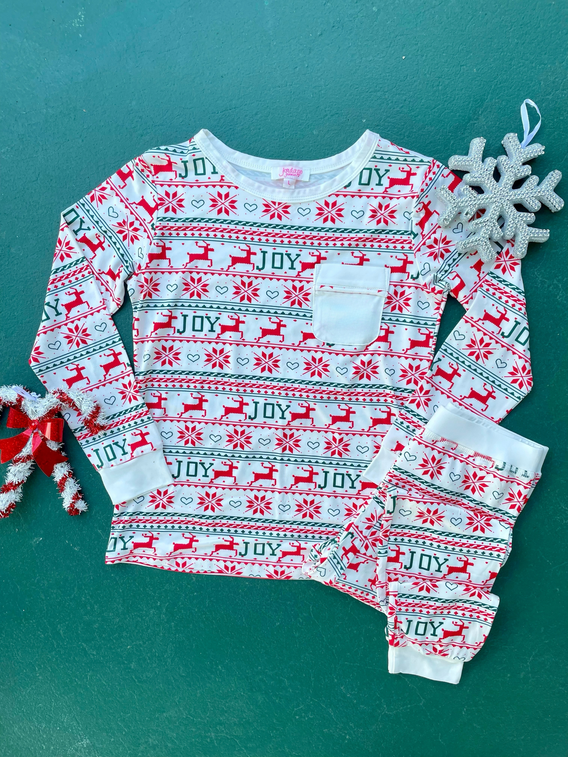 Christmas Joy Pajama Set - Youth