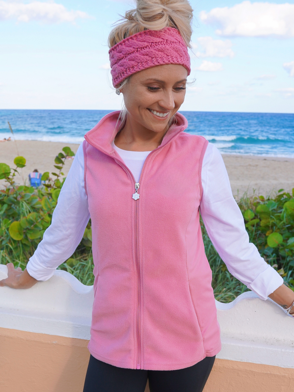 Rose Blush Embroidered Vest