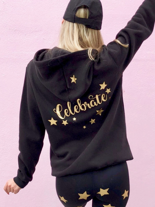 Celebrate Black Hoodie