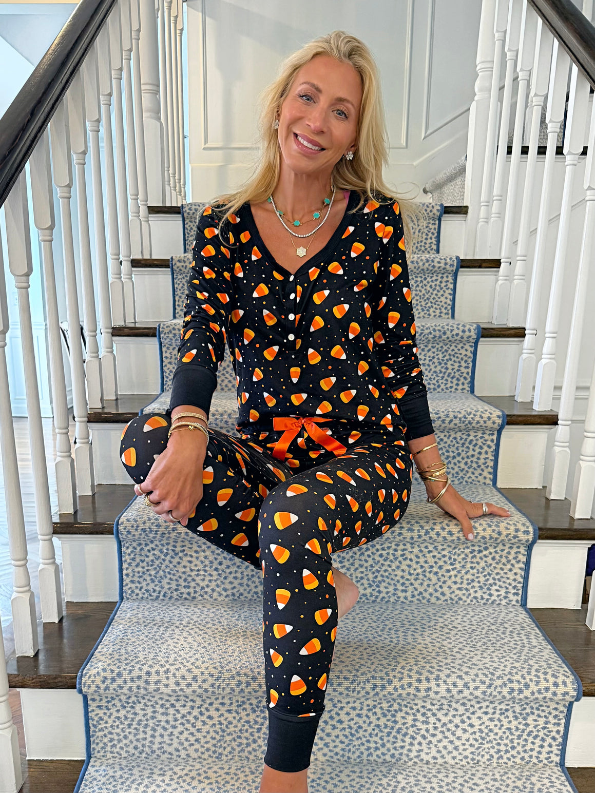 Candy Corn Pajama Set