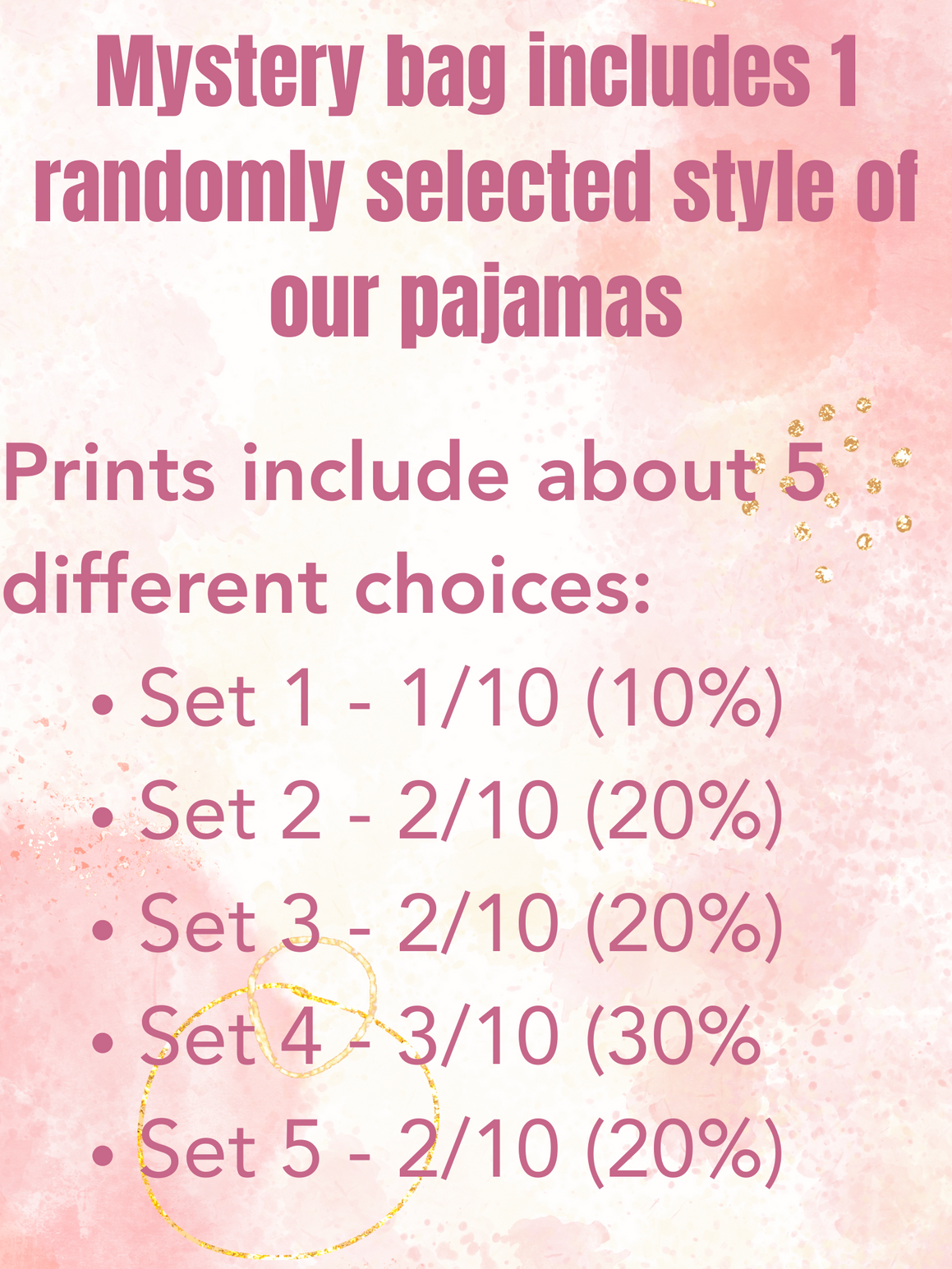 Jordann Jammies Mystery Pajamas