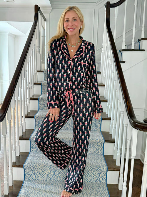 Nutcracker Wide Leg Pajama Set