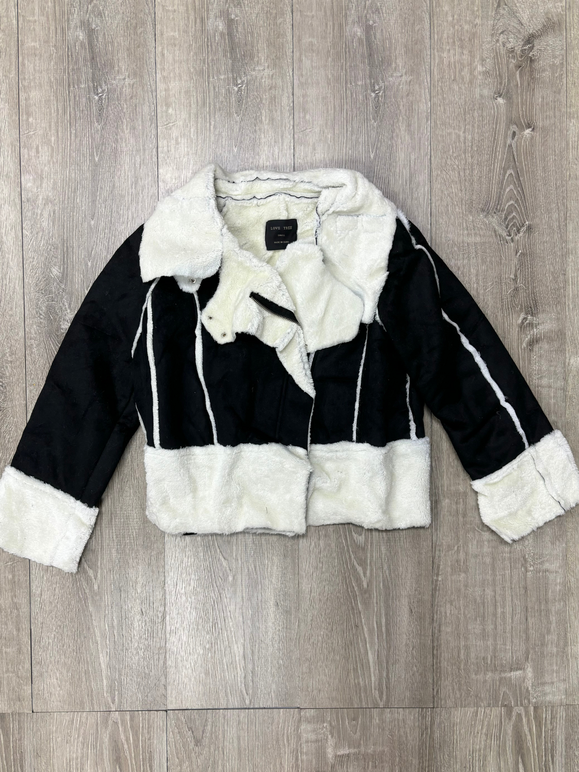 Shearling Trim Jacket