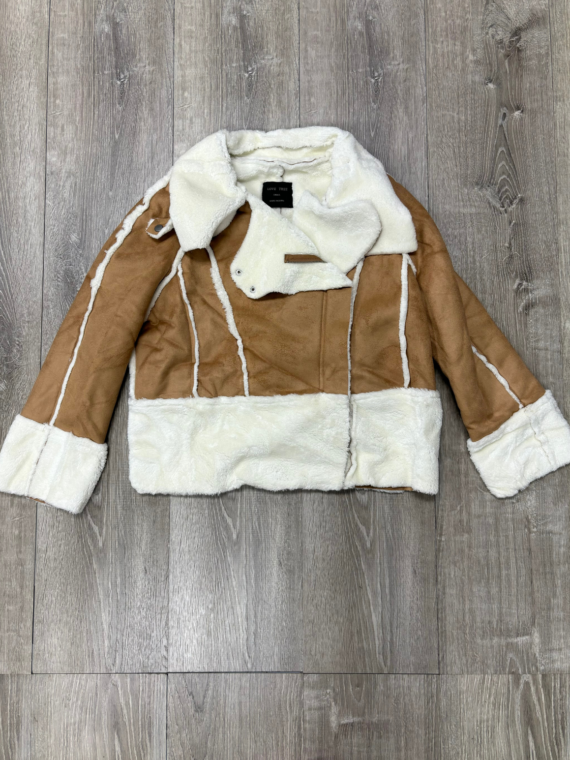 Shearling Trim Jacket