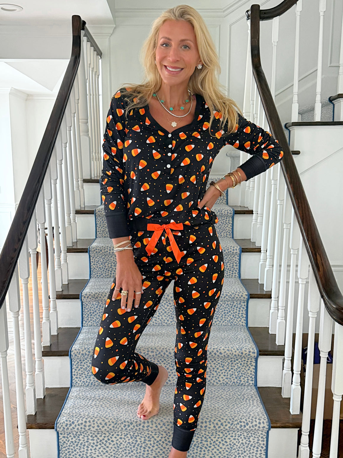 Candy Corn Pajama Set