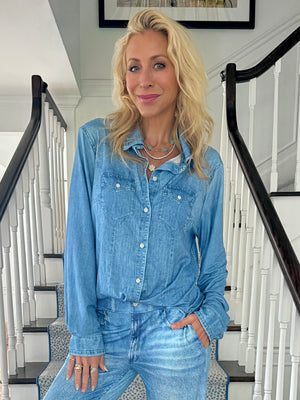 Jordann Jammies Denim Dreams Top