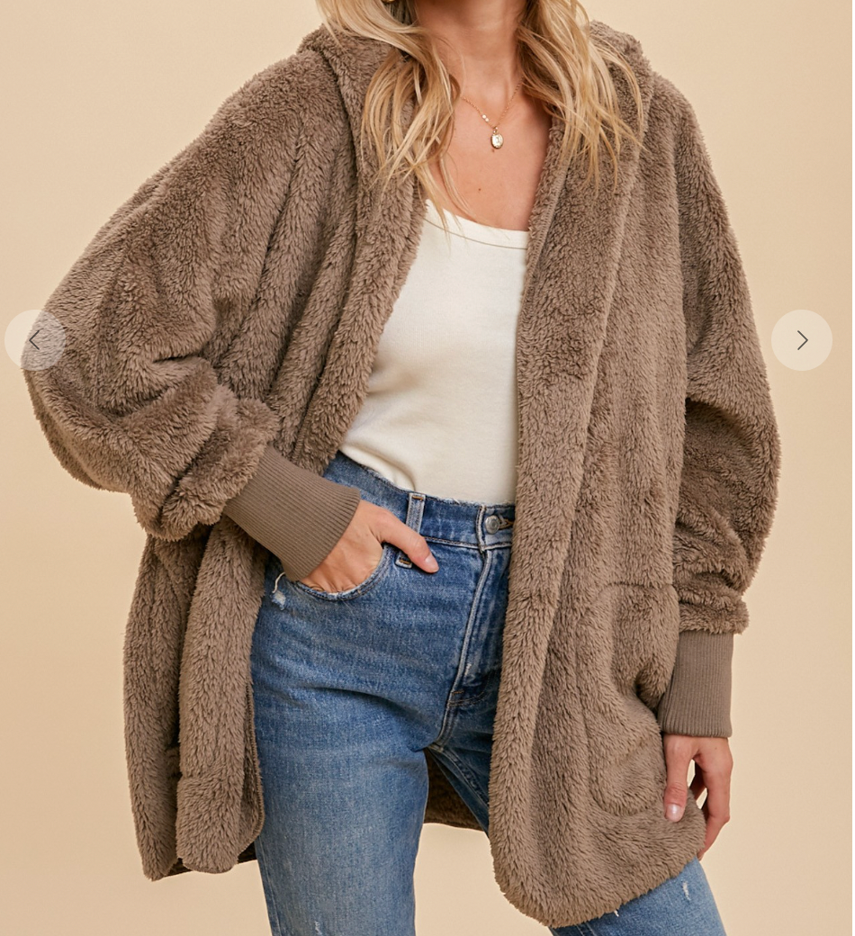Aspen Teddy Bear Cardigan