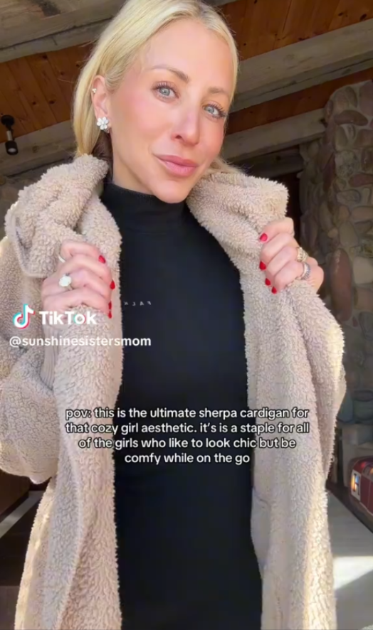 Aspen Teddy Bear Cardigan