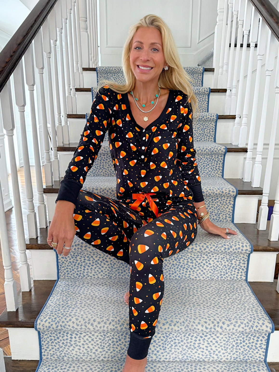 Candy Corn Pajama Set