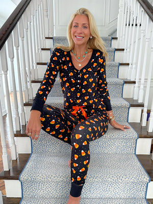 Candy Corn Pajama Set