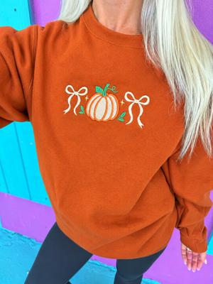 Haute Harvest Embroidered Sweatshirt