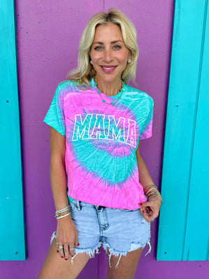 Mama Taffy Tie-Dye Tee