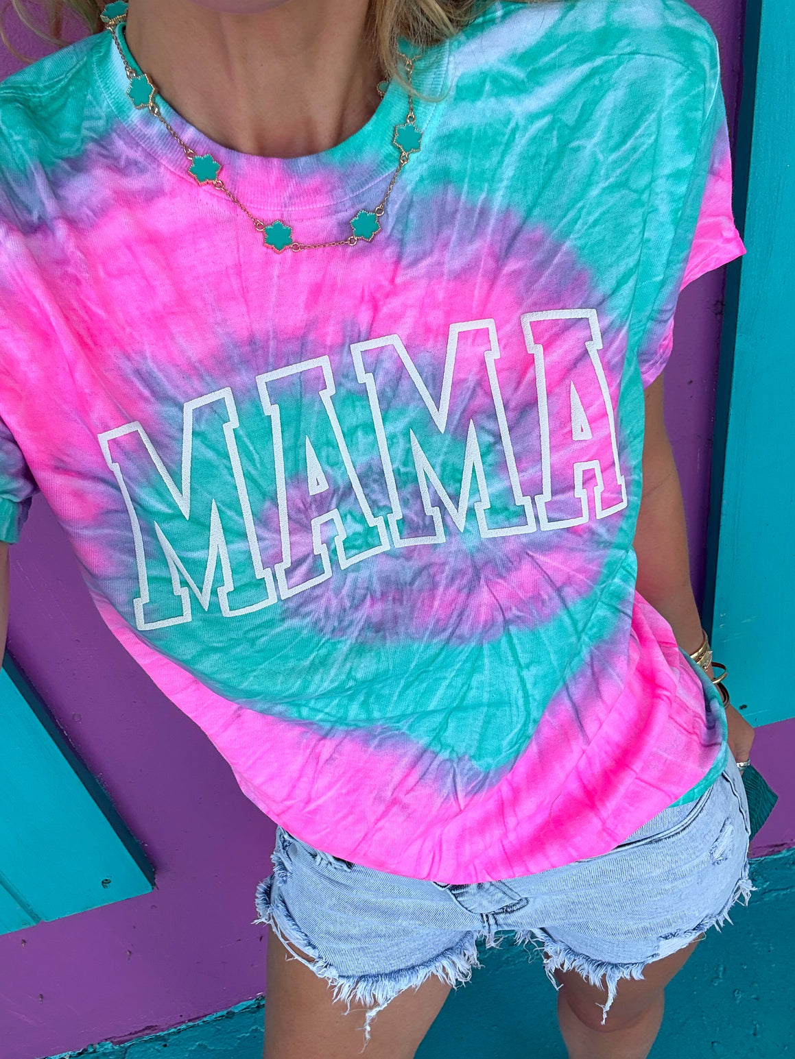 Mama Taffy Tie-Dye Tee