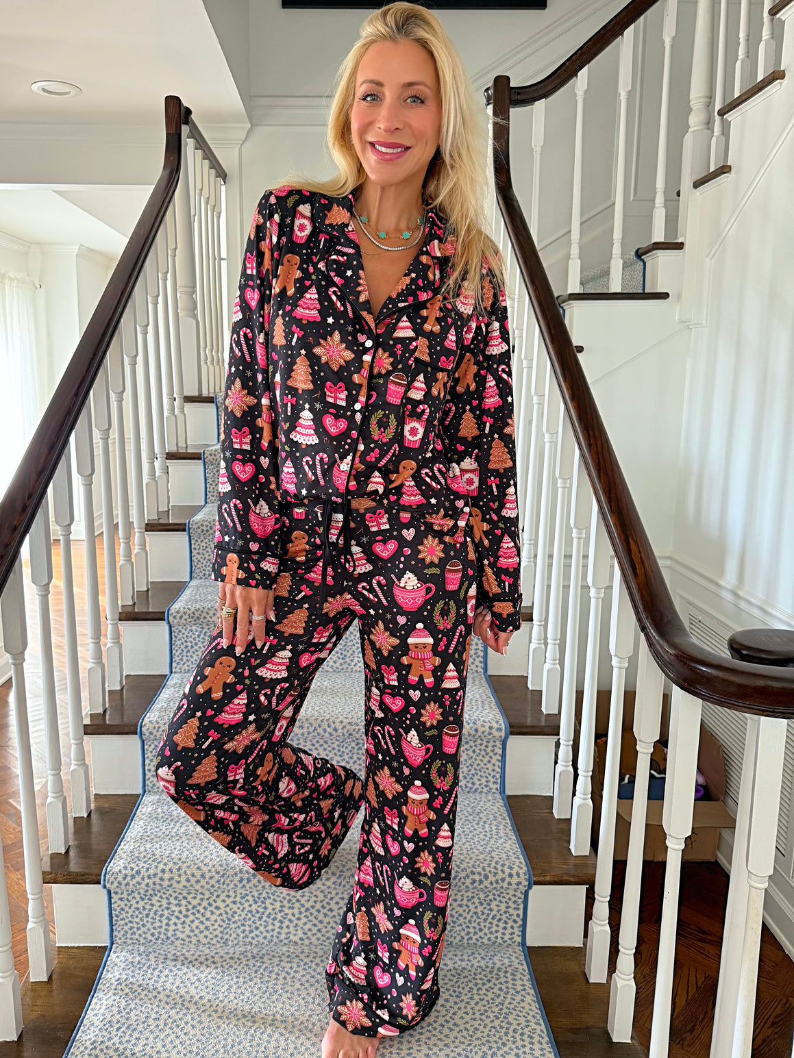 Cutesy Christmas Treat Pajama Set