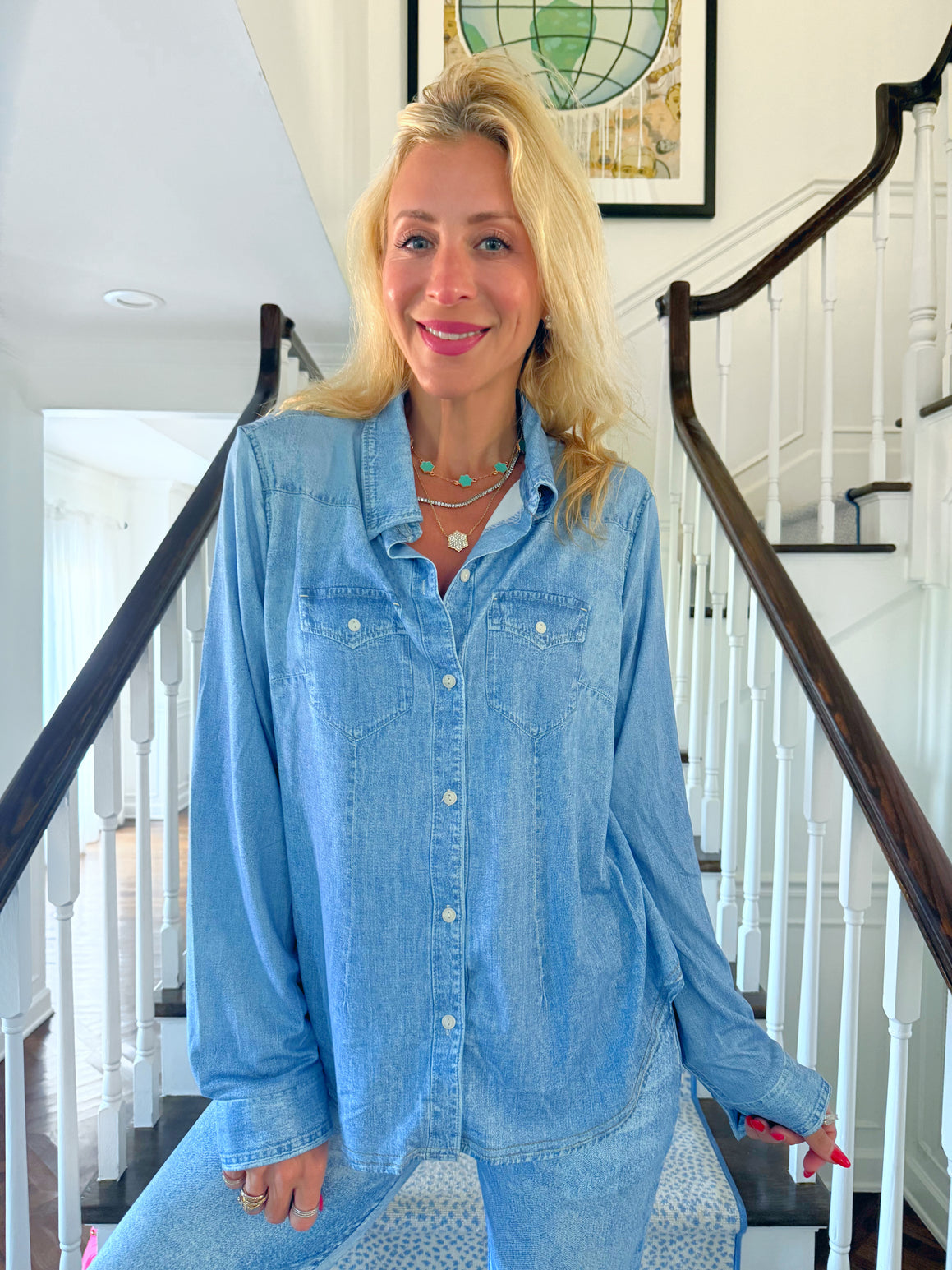 Jordann Jammies Denim Dreams Top