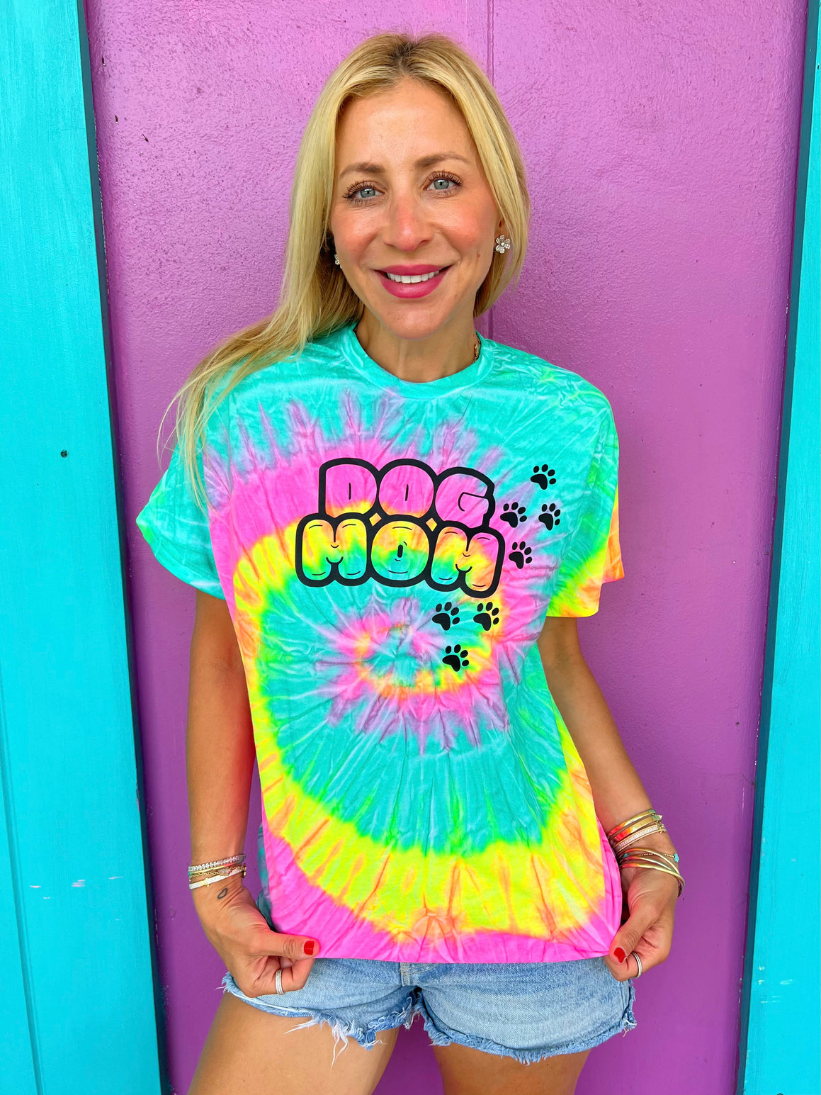 Dog Mom Tie-Dye Tee