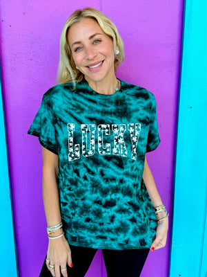 Lucky Splash Tie-Dye Tee