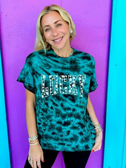 Lucky Splash Tie-Dye Tee