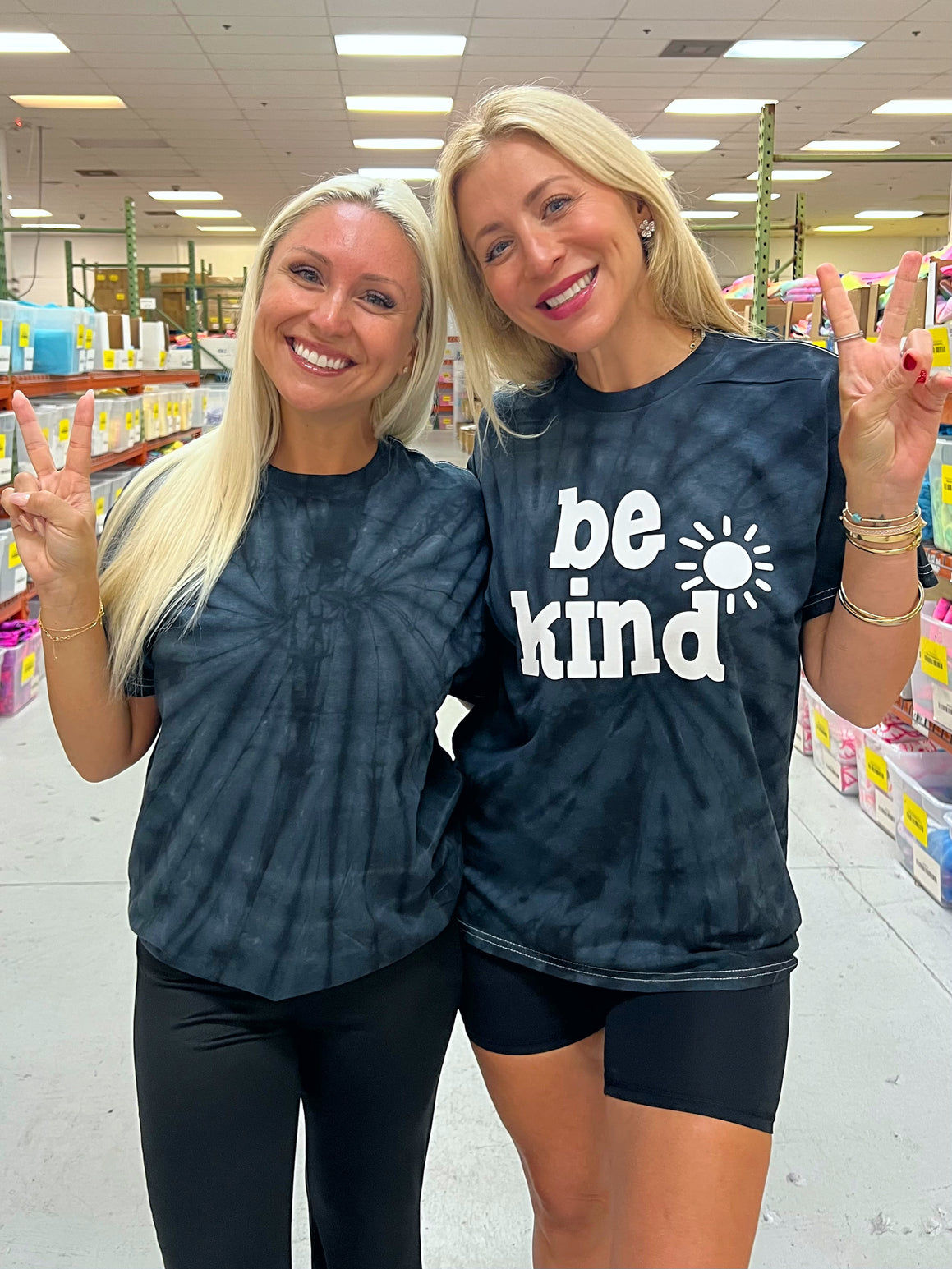 Black Spider Tie-Dye Tee