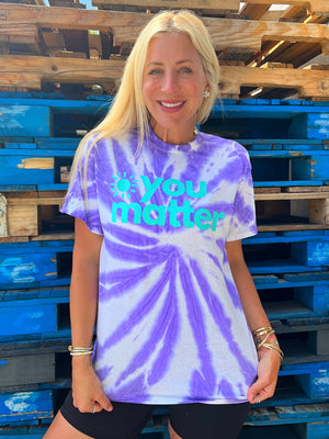 Purple Passion Tie-Dye Tee - Blank - Sunshine Sisters