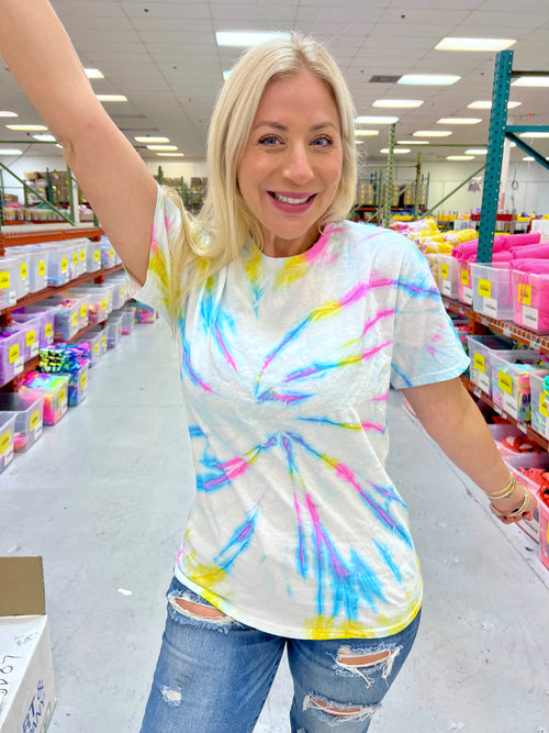 Sugar Swirl Tie Dye Tee