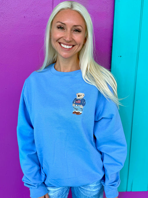 Blake the Bear Embroidered Sweatshirt