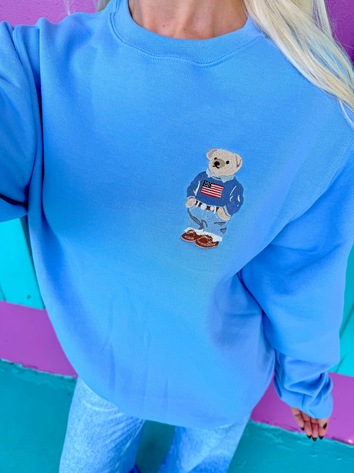 Blake the Bear Embroidered Sweatshirt