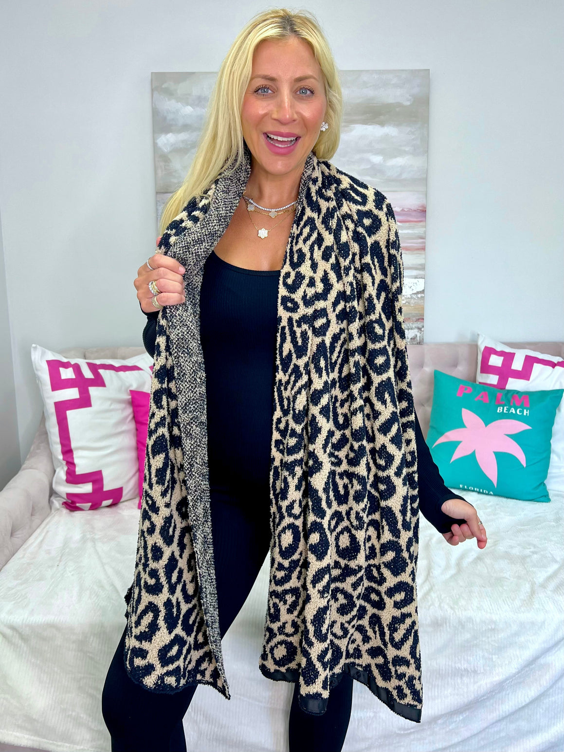 Leopard Blanket Scarf