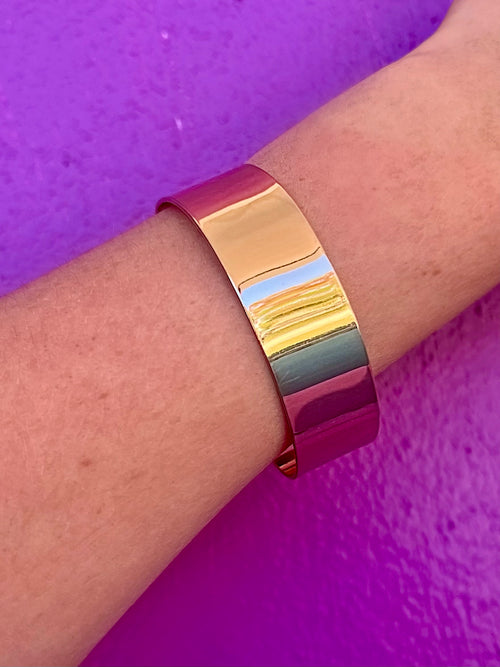 Glam Gold Cuff Bracelet