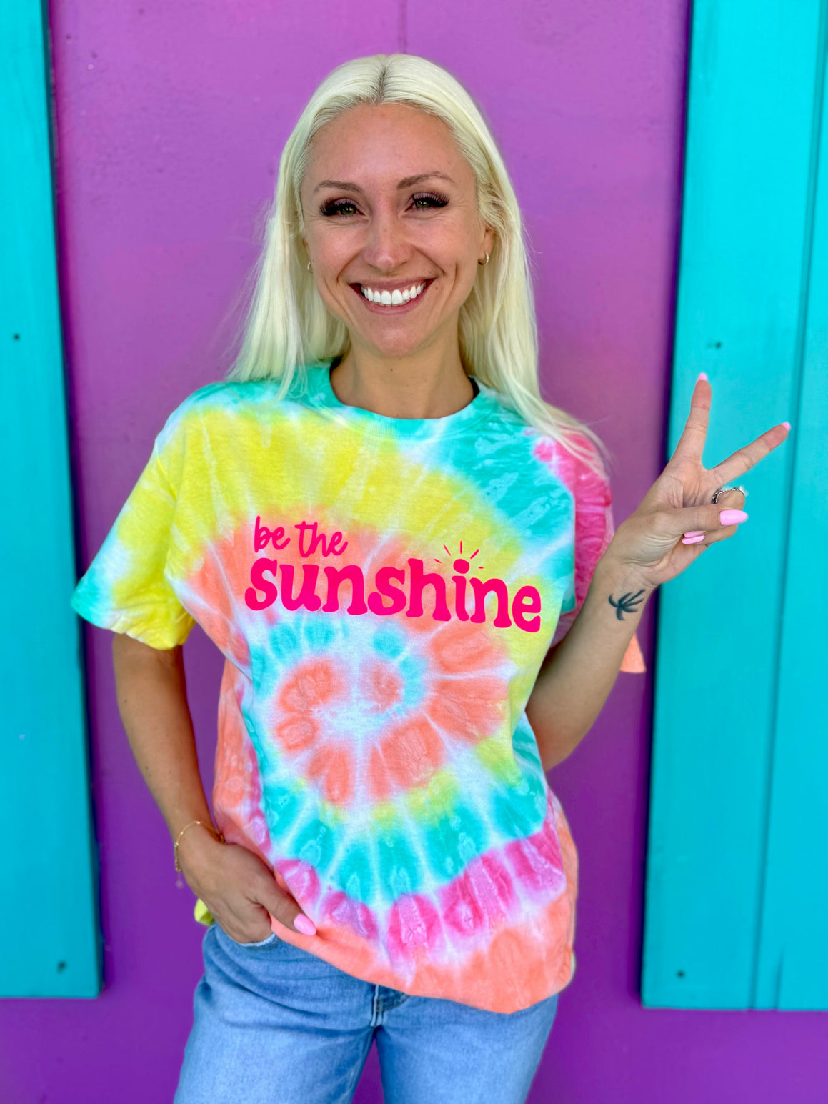 Be The Sunshine Sour Patch Tie-Dye Tee