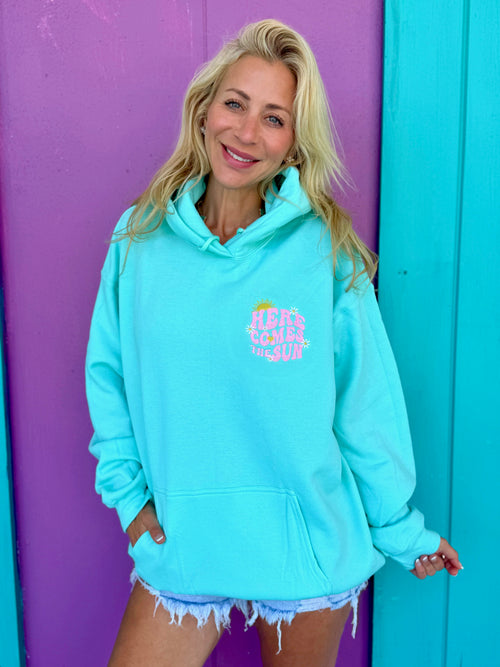 Here Comes The Sun Embroidered Hoodie