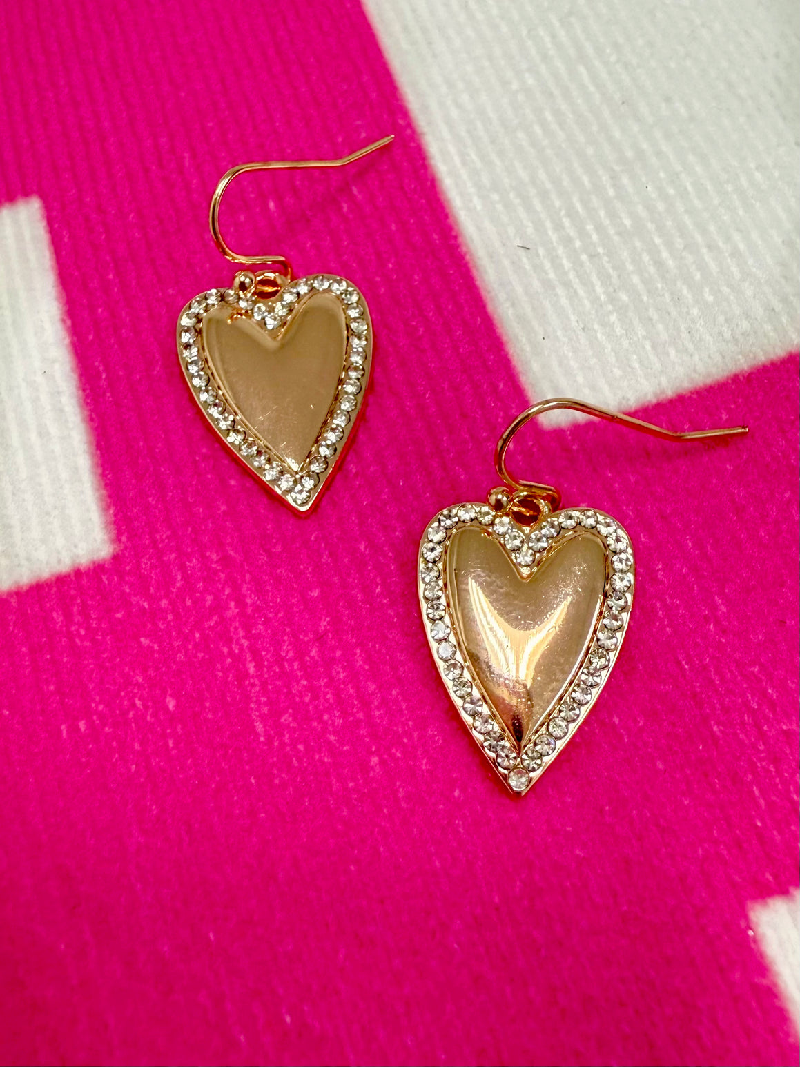 Heart Dangling Earrings