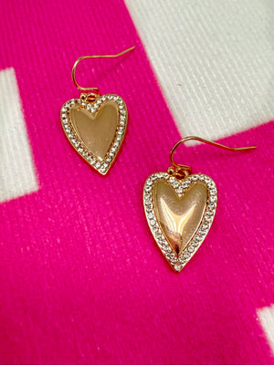 Heart Dangling Earrings