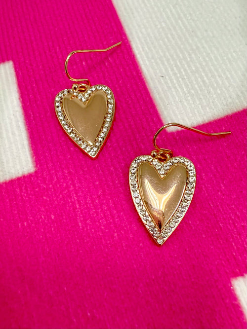 Heart Dangling Earrings