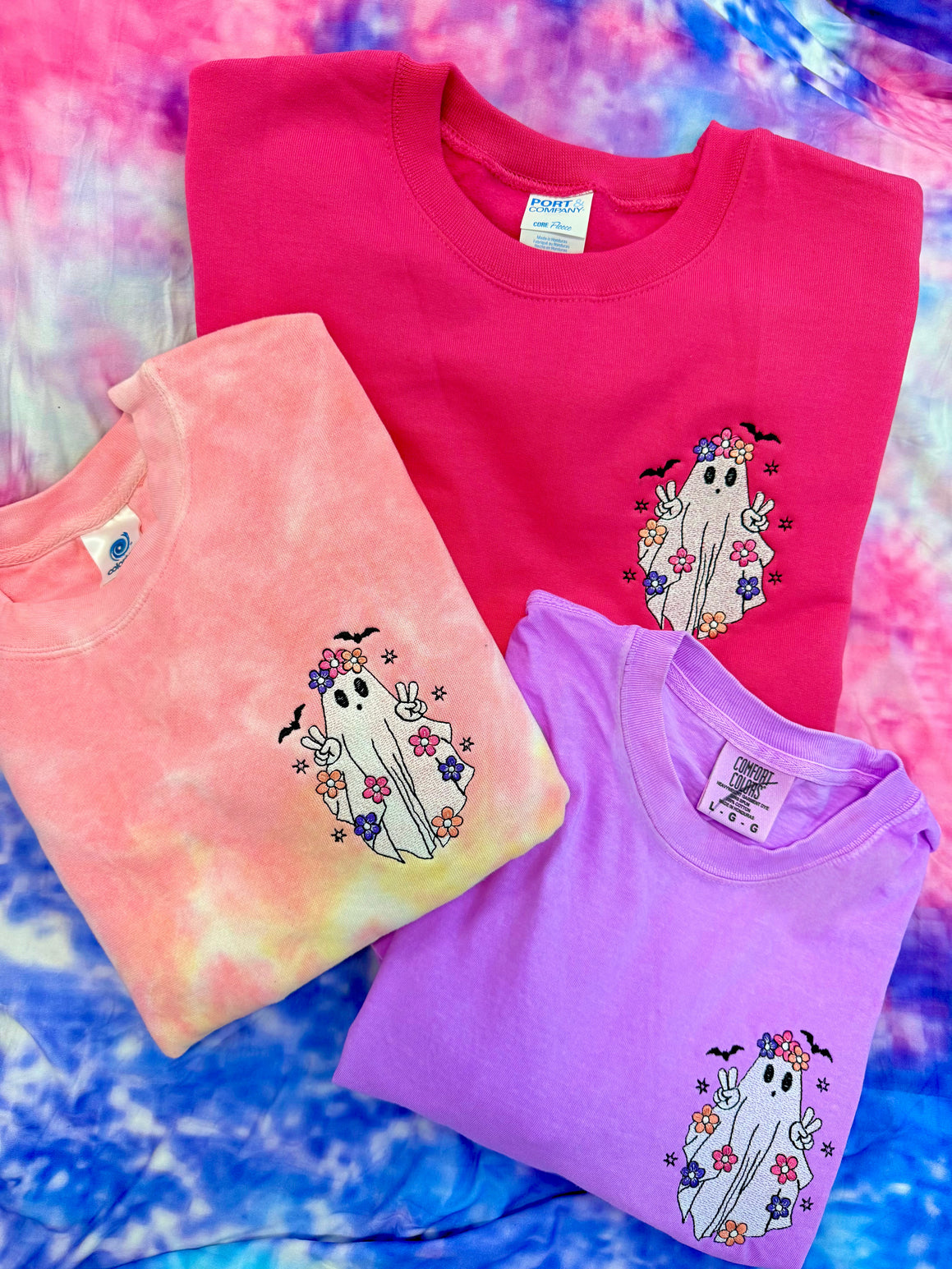 Boho Ghost Embroidered Sunshine Sweatshirt