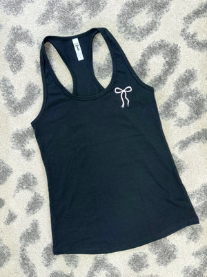 Bow Embroidered Tank Top
