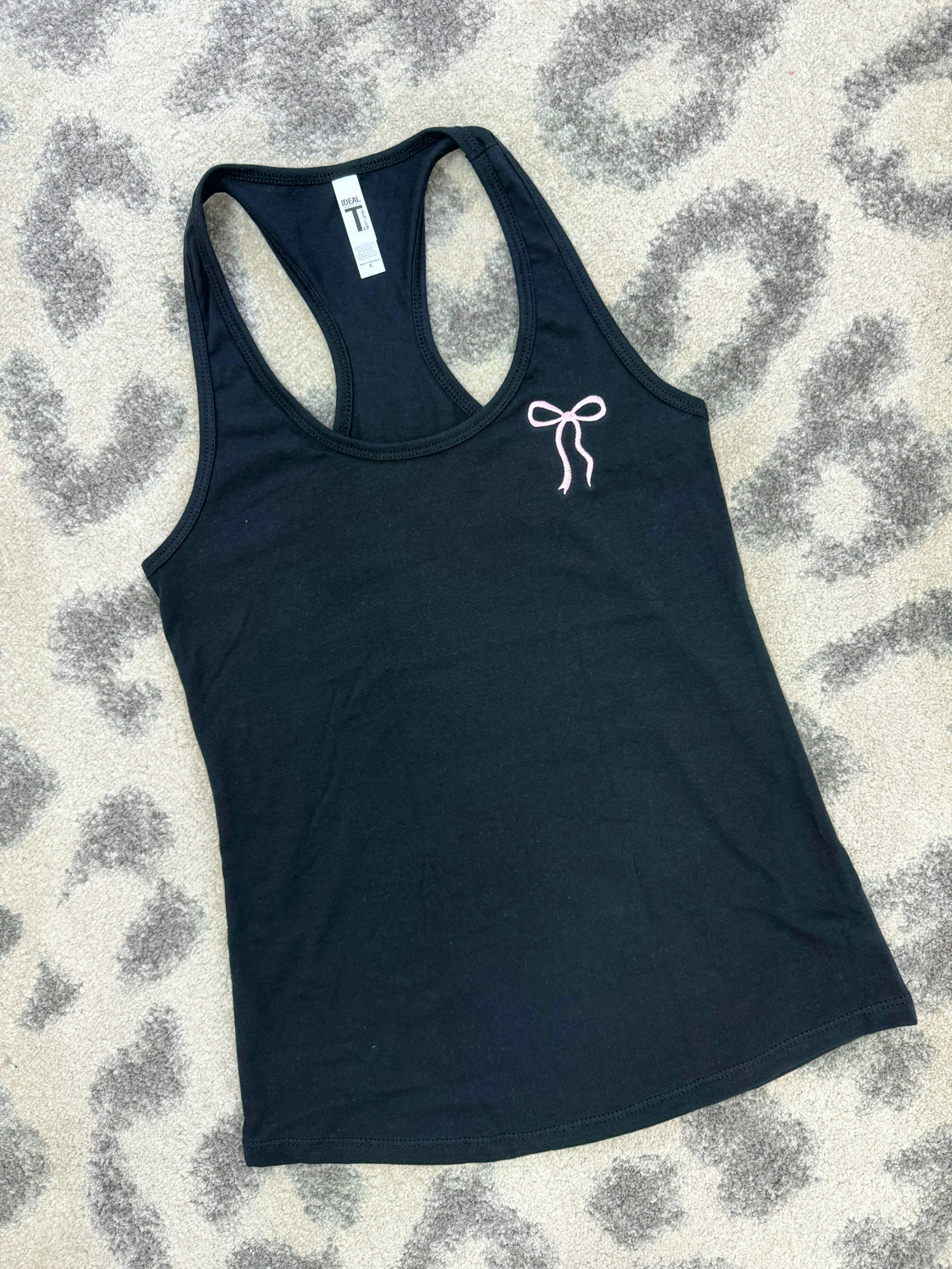 Bow Embroidered Tank Top