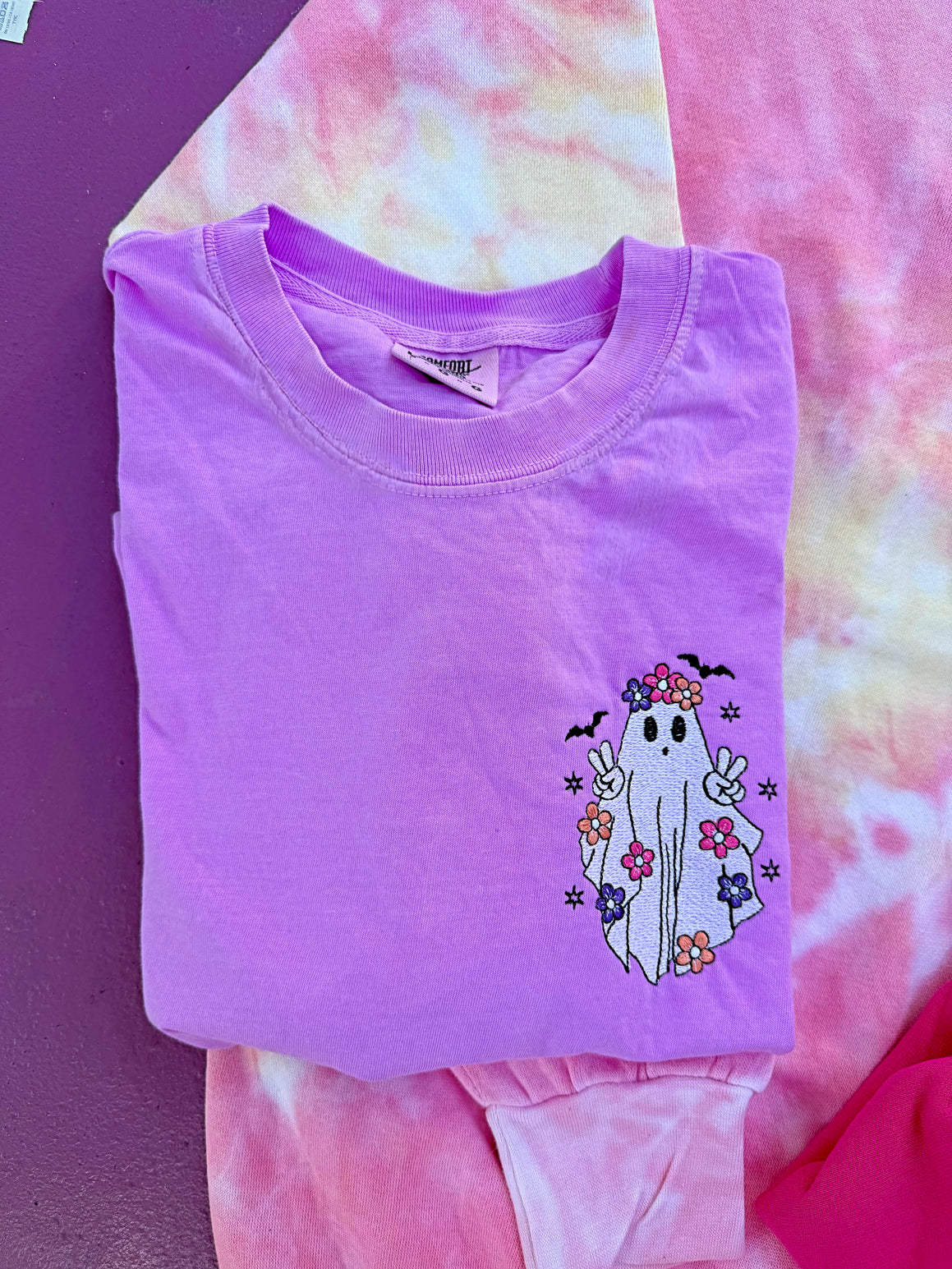 Boho Ghost Embroidered Sunshine Sweatshirt