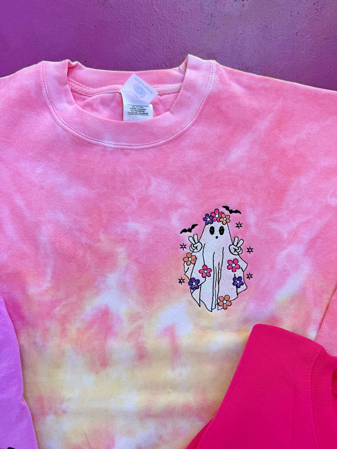 Boho Ghost Embroidered Sunshine Sweatshirt