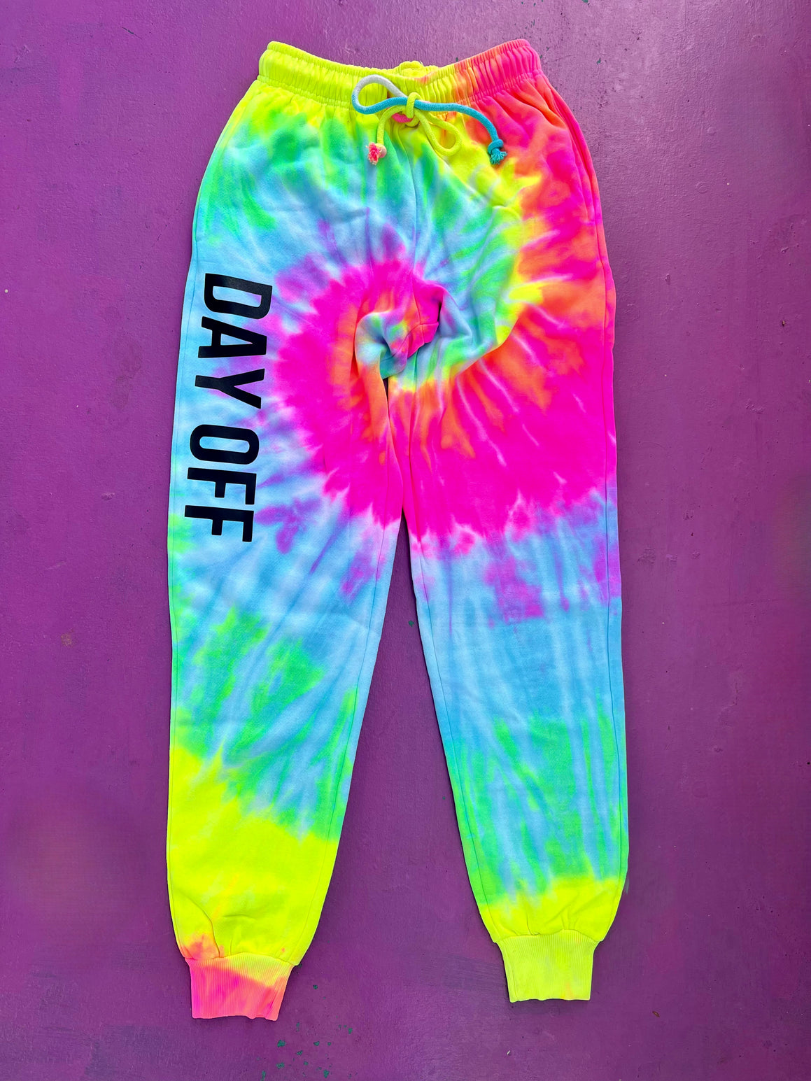 Tie dye rainbow joggers hotsell