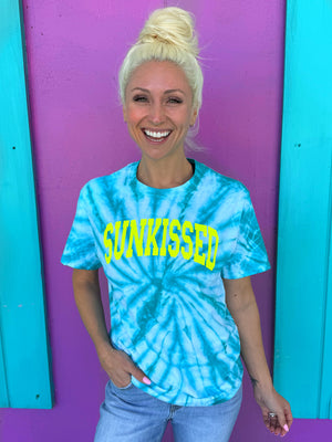 Sunkissed Turquoise Tie-Dye Tee