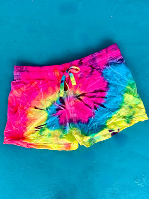 Watermelon Wave Tie-Dye Shorts - Blank